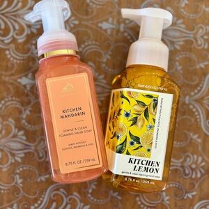 Bath & Body Works Kitchen Lemon & Kitchen Mandarin Gentle Foaming Hand Soap